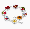 Silver Bracelet - Mixed Flower
