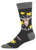 GOAT Mens Black Sock