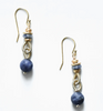 Lapis Sodalite Wire Earring