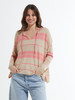 Stripe Drawstring Sweater - Final Sale