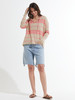 Stripe Drawstring Sweater - Final Sale