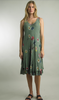 Light Green Floral Gauze Dress
