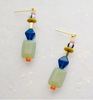 Multi / September Beaded Dangle Earrings