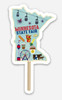 Sticker Mini Minnesota State Fair Stick