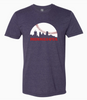 Heather Navy Skyline Minnesota Baseball T-Shirt