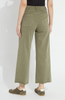 Lysse's Antique Wash Smoked Green Erin Hi Waist Wide Leg Jean