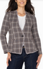 Collarless Fitted Blazer