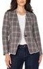 Collarless Fitted Blazer
