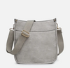 Light Grey Posie Crossbody