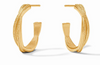 Cheval Twist Hoop - Small Gold