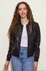 Black Mauritius Yele Leather Jacket