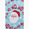 Geometry Merry Santa Claus Tea Towel