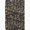 Geometry Dark Woodland Wildflowers Tea Towel