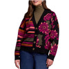 Tribal Florals and Stripes Cardigan