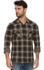 Flag & Anthem's Black, Brown, and Tan Loredo Hero Knit Flannel