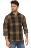 Flag & Anthem Olive and Brown Crowley Hero Knit Flannel
