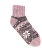 Lilac Chenille Cabin Sock Slipper