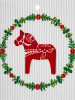 Dala Horse Red Swedish Dishcloth