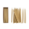 Gold Thin Tapers - Set of 24