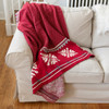 Big Snowflake Throw Blanket
