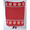 Red Big Snowflake Throw Blanket