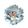 Snoopy Wooden Theater Winter Wonderland 3D Puzzle