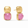 Julie Vos Catalina Earring - Iridescent Tourmaline Pink
