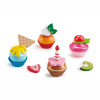 Wooden Cupcakes Set