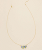 Pressed Flower Necklace - Purple Cornflower