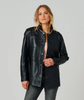 Black Nadya Leather Jacket