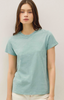 Acid Wash Cotton T-Shirt