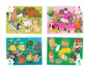 Playful Pets 4 Puzzles in 1