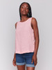 Crisp Linen Button Tank