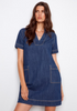 Collared Denim Dress