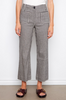 Charlie B's Vichy Gingham Wide Leg Patch Pocket Pant