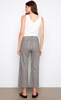 Gingham Wide Leg Patch Pocket Pant