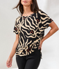 Crew Neck Rouched T-Shirt