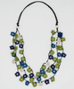 Shades of Blue Petite Flower Necklace