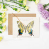 Tiger Swallowtail Butterfly Bronze Ornament and Notecard