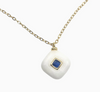 Semi Precious Gemstone Necklace - White Jade