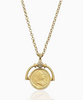 Gold Sol Spinner Necklace