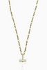 Mini Gold Arc Byron Toggle Necklace