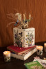 Open Book Vase - Wildflowers