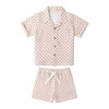 Brick Checks - Organic Shirt & Shorts Set