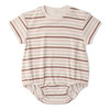 Terra Stripes - Organic Short Sleeve Bubble Romper