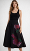 Floral Ripple Midi Skirt
