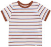 Marine Ringer Stripe - Brown/Blue/Cream