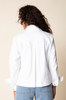 Etched Flower Pleat Back Jacket