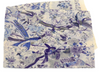 Blue Birds + Flowers Scarf