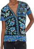 Delmira Button Neck T-Shirt